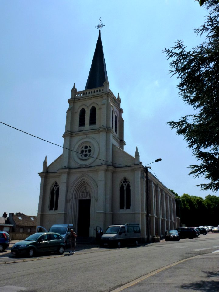 Trith-Saint-Léger (Nord, Fr) église Saint-Martin