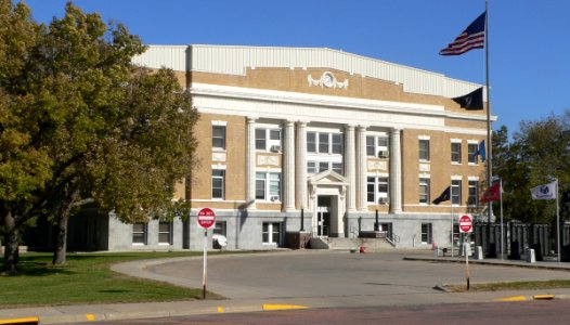 Tripp County, SD courthouse from SW 1