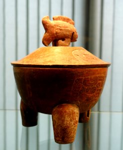 Tripod vessel - Classic Maya - Ethnological Museum, Berlin - DSC00705