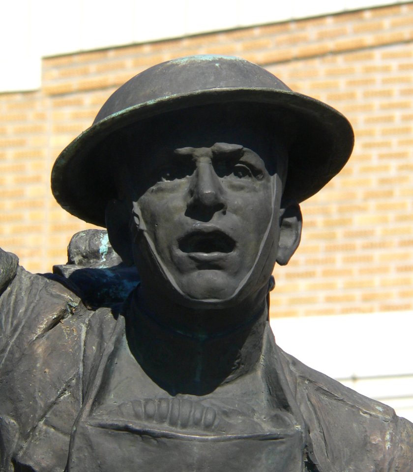 Tripp County, SD veterans memorial statue detail 4