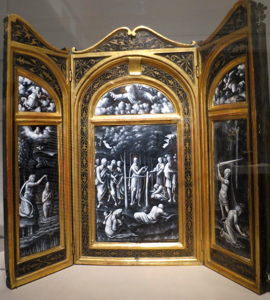 Triptych attributed to Martin Didier Pape, California Palace of the Legion of Honor