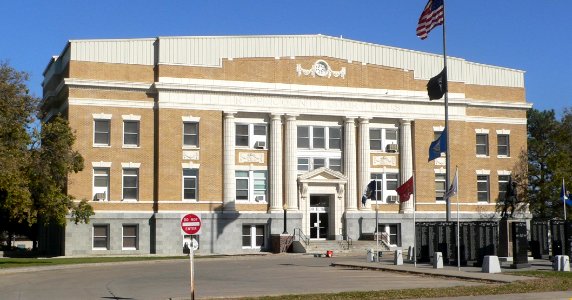 Tripp County, SD courthouse from SSW 1