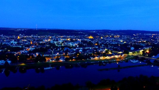 Trier Nord vom Drachenhaus Nachts