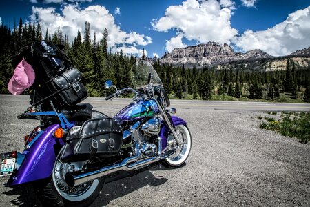 Wyoming mountain summer
