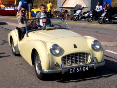 Triumph TR3 dutch licence registration DE-54-04 pic2 photo