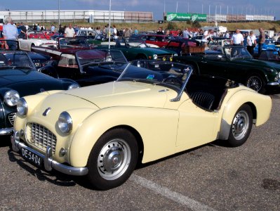 Triumph TR3 dutch licence registration DE-54-04 pic1