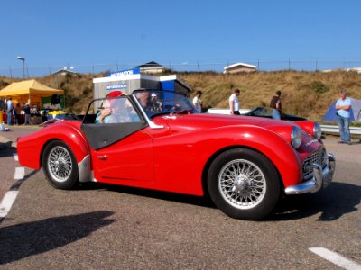 Triumph TR 3 A dutch licence registration AE-19-45 pic1