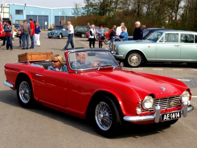 Triumph TR4 (1965) , Dutch licence registration AE-14-14 pic1