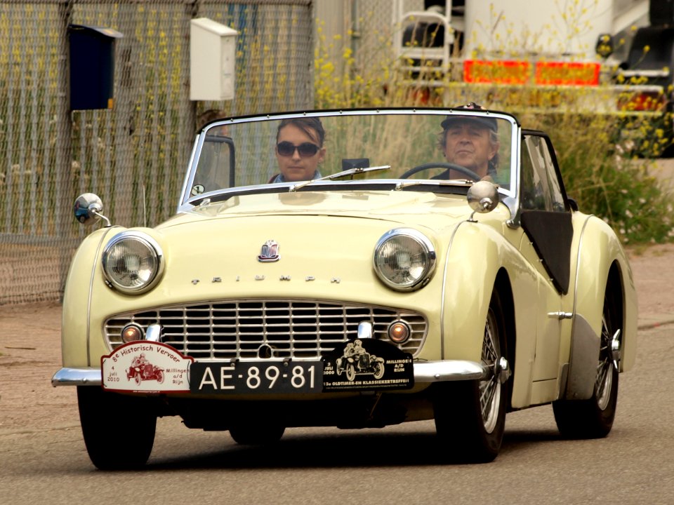 Triumph TR3A (1958), Dutch licence registration AE-89-81