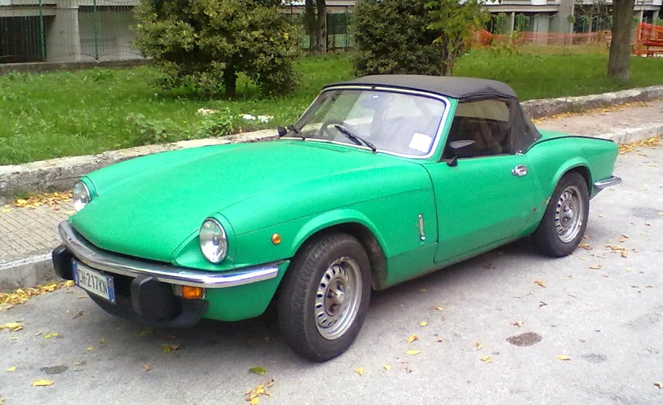 Triumph Spitfire green in Avellino