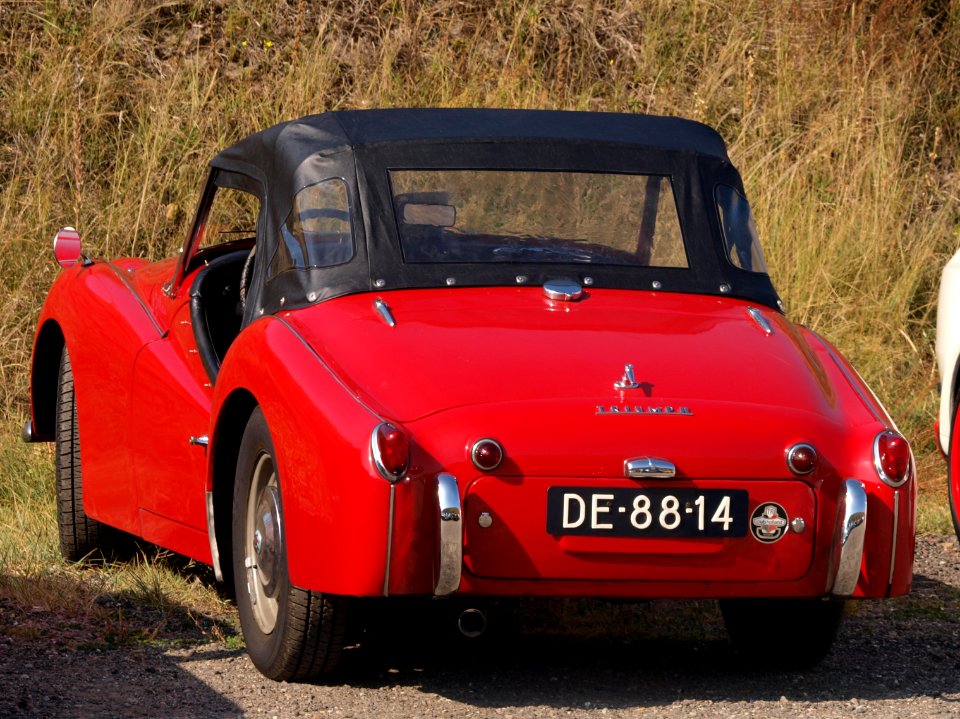 Triumph TR 3 dutch licence registration DE-88-14 pic2