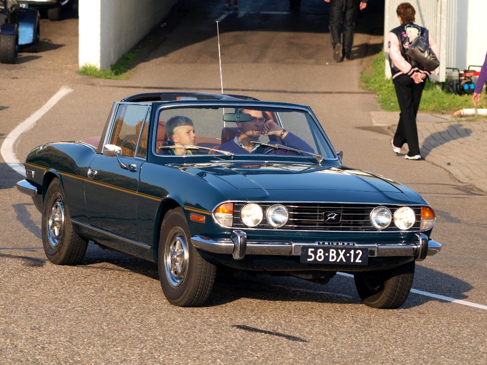 Triumph Stag dutch licence registration 58-BX-12