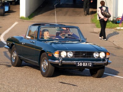 Triumph Stag dutch licence registration 58-BX-12