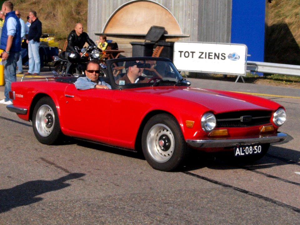 Triumph TR6 dutch licence registration AL-08-50 pic2