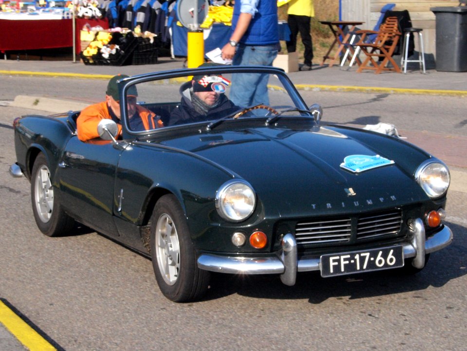 Triumph SPITFIRE dutch licence registration FF-17-66-
