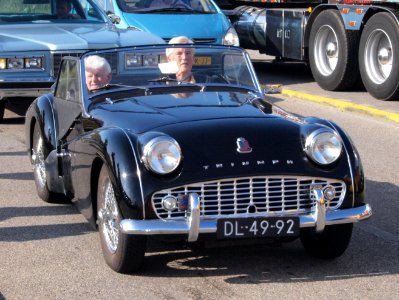 Triumph Sport TR III A dutch licence registration DL-49-92 pic02