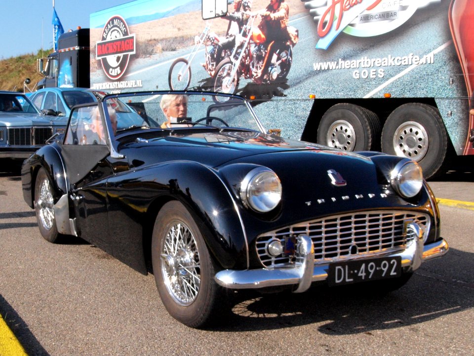 Triumph Sport TR III A dutch licence registration DL-49-92 pic01