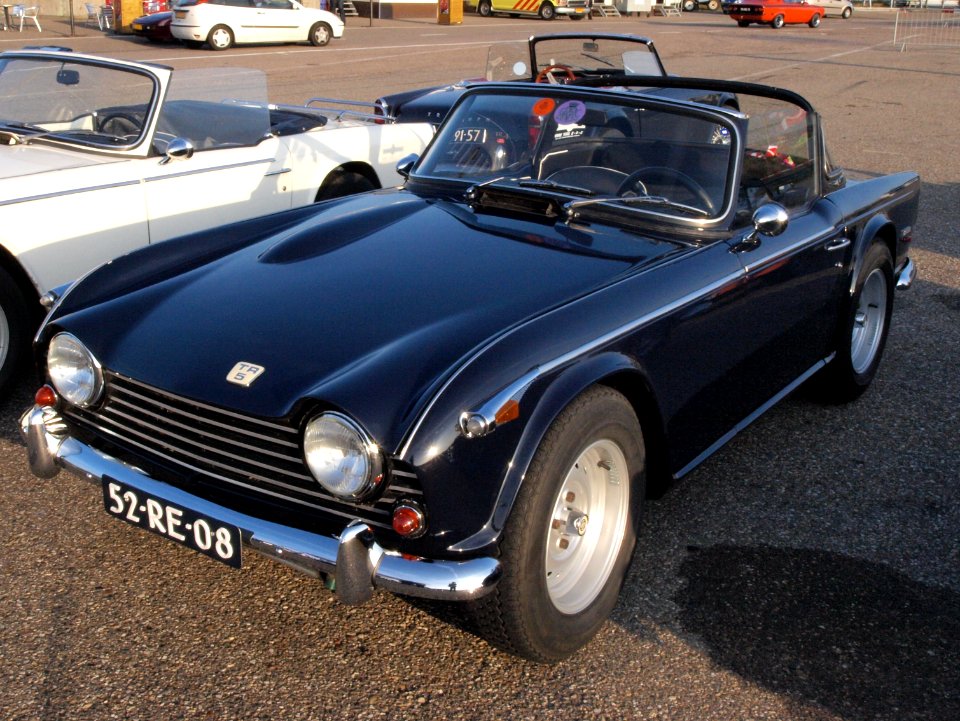 Triumph TR 5 dutch licence registration 52-RE-08