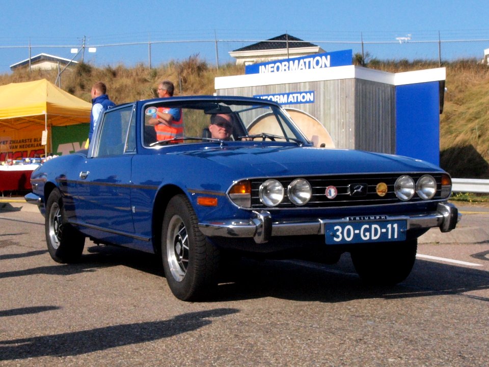 Triumph Stag dutch licence registration 30-GD-11 pic2