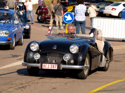 Triumph TR-2 belgium licence registration OCJ-287 pic2