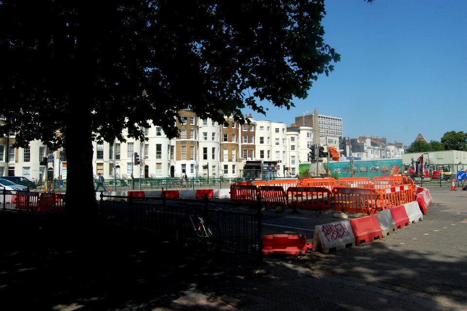 Valley Gardens Road Scheme Works, Brighton (June 2019) (2)