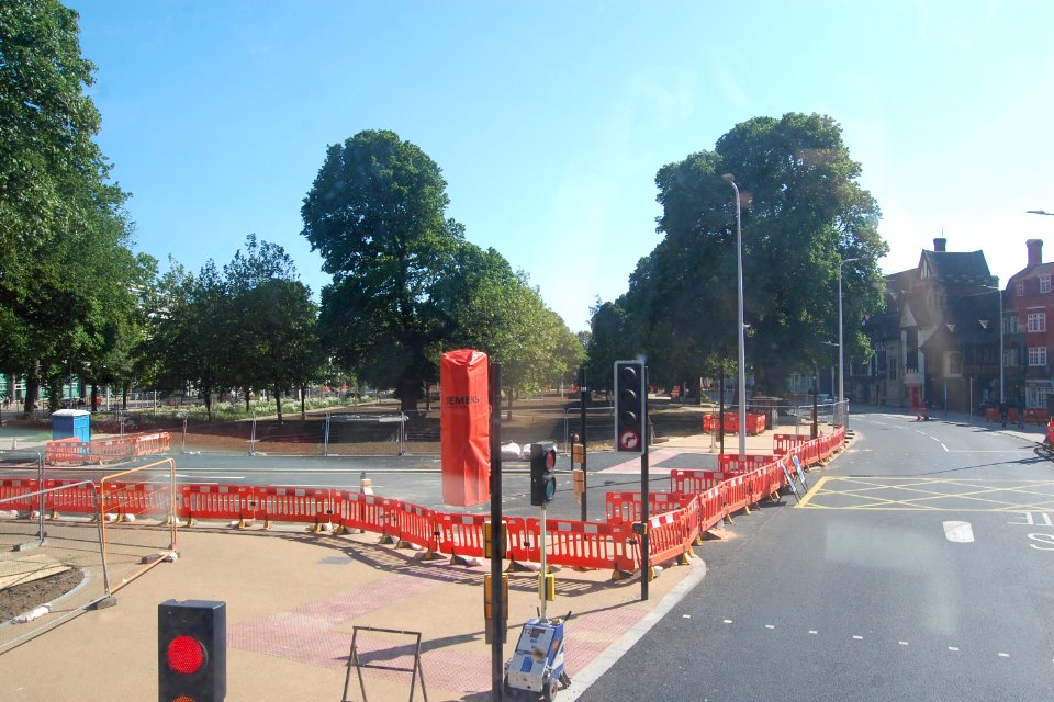 Valley Gardens Road Scheme Works, Brighton (May 2020) (2)