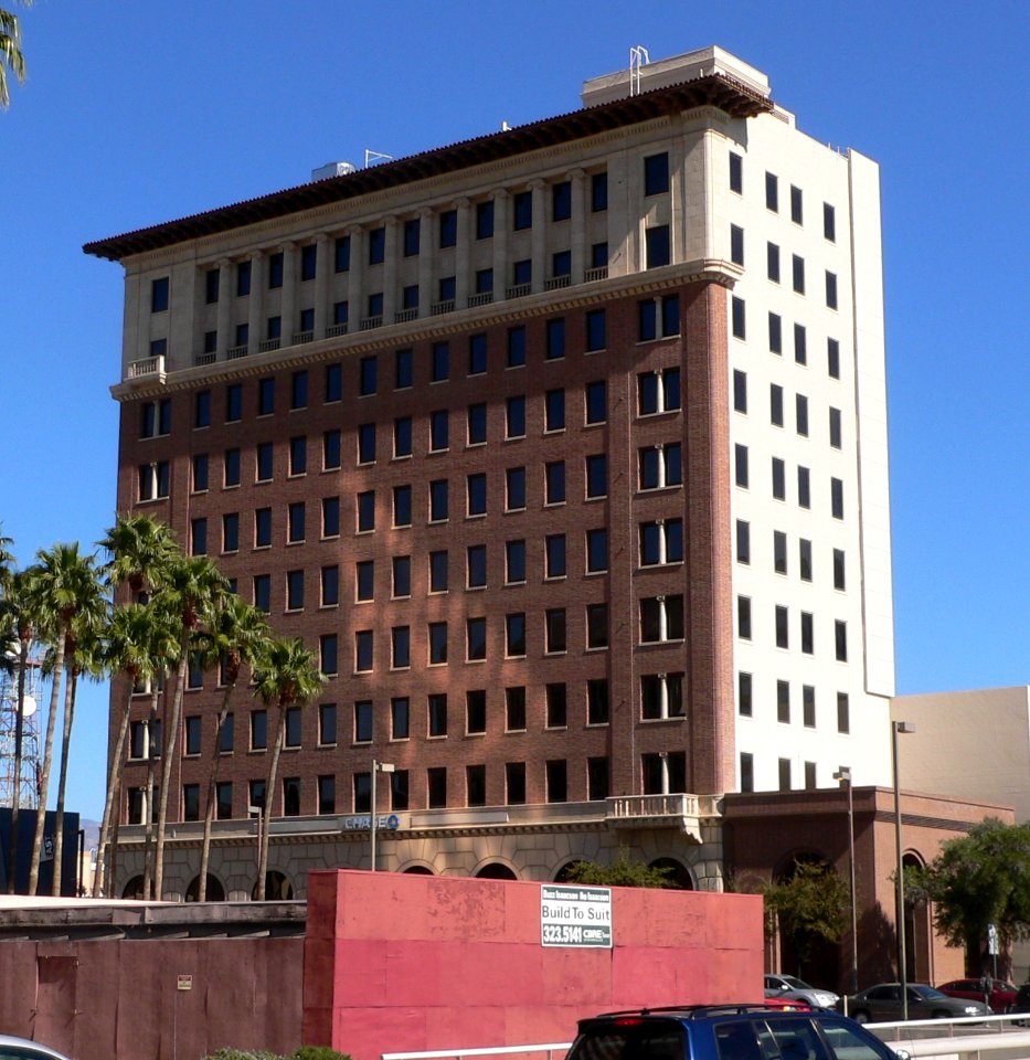 Valley National Bank building (Tucson) from SW 1