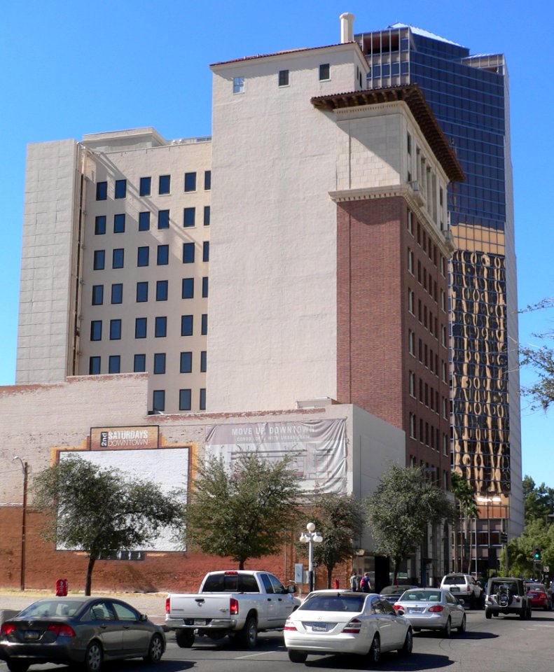 Valley National Bank building (Tucson) from NE 1