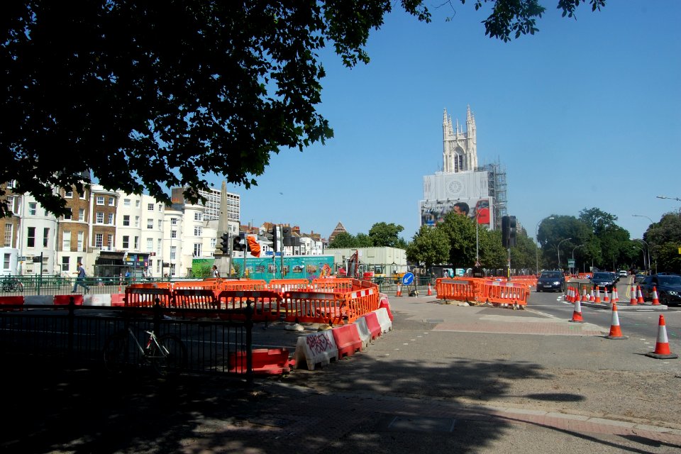 Valley Gardens Road Scheme Works, Brighton (June 2019) (1)