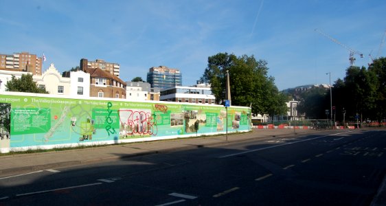 Valley Gardens Road Scheme Works, Brighton (July 2019)
