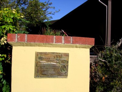 Vallejo home site plaque 3321