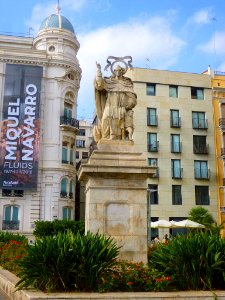 Valencia - Plaza de Tetuán, Monumento a San Vicente Ferrer 1