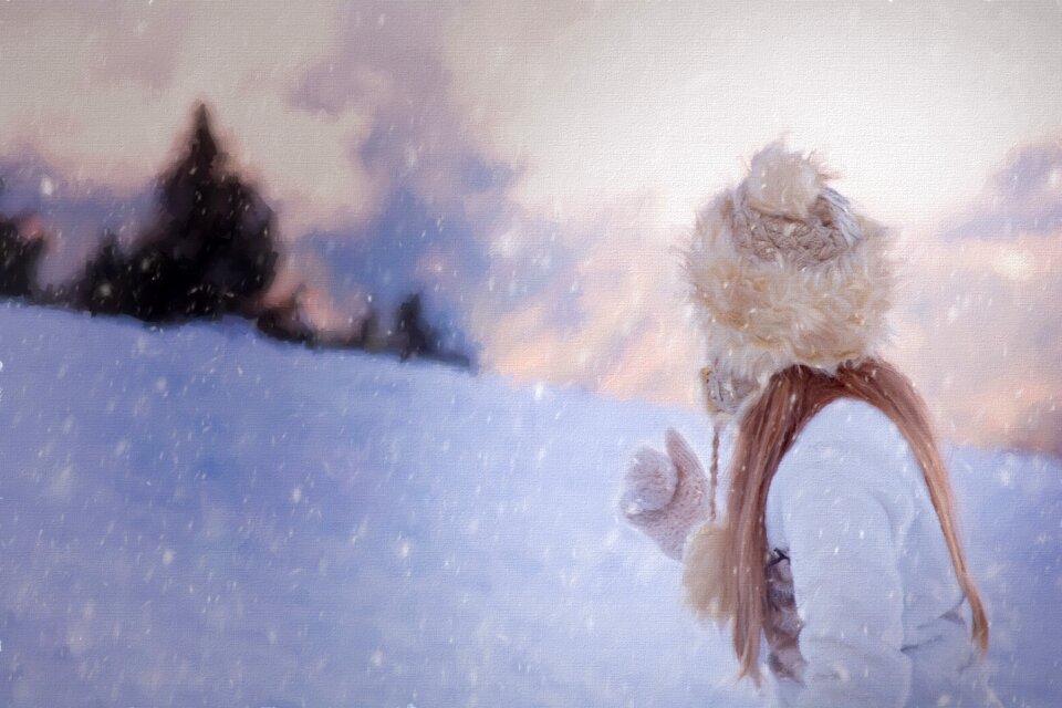 Snow snowflakes nature