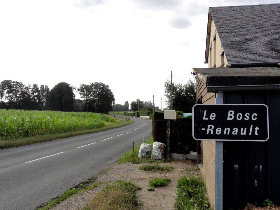 Valliquerville (Seine-Mar.) entrée Le Bosc-Renault