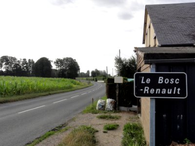 Valliquerville (Seine-Mar.) entrée Le Bosc-Renault