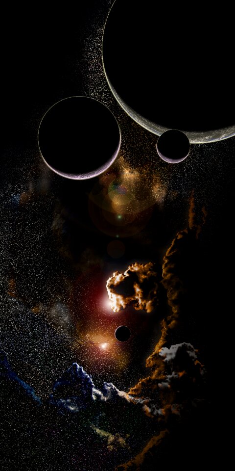 Universe cosmos celestial body