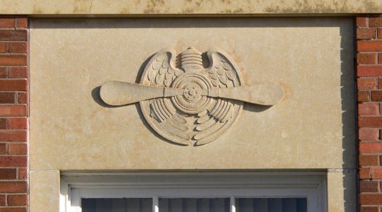 Valentine, Nebraska former post office ornament