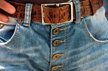 Jeans buttons brass