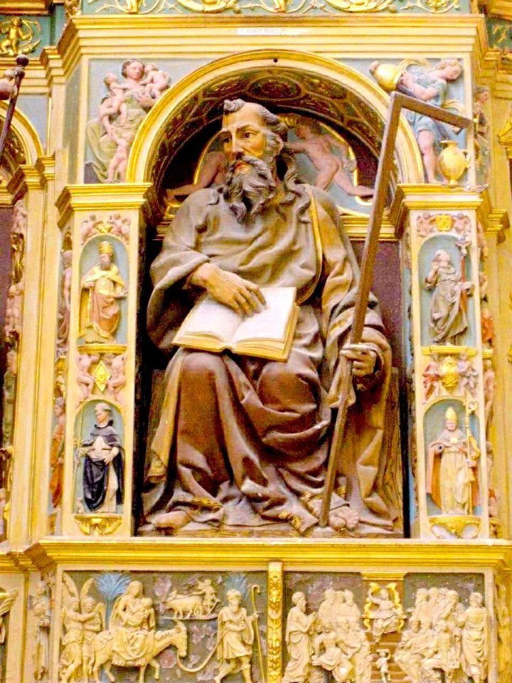 Valpuesta - Colegiata de Santa María, retablo mayor 13