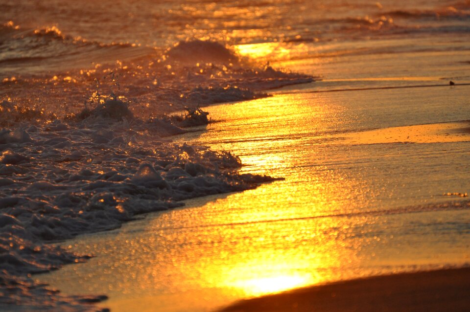 Waves brown beach brown wave photo