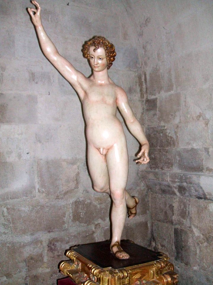 Valladolid - Museo Diocesano y Catedralicio, Capilla de San Llorente, Arcángel San Gabriel, de Gregorio Fernández (1612)