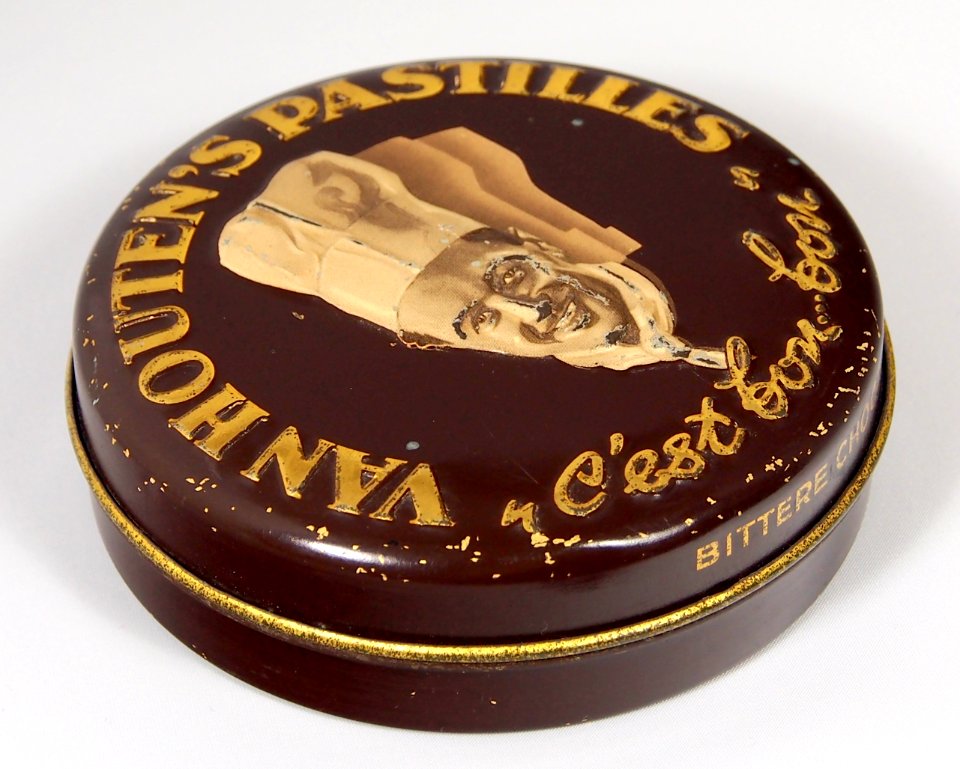 Van Houtens Pastilles blikje ,foto 2