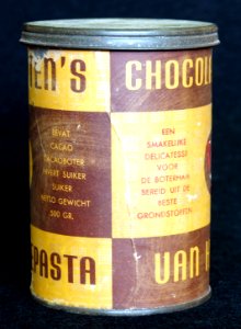Van Houtens chocolade pasta blik, foto 5