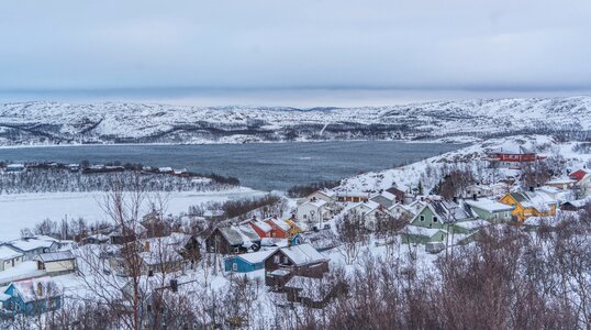 Architecture landscape snow photo