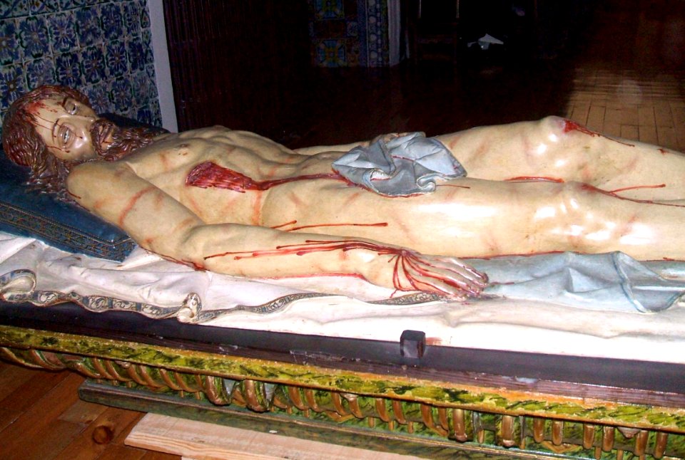 Valladolid - Monasterio de Santa Catalina de Siena - Cristo yacente de Gregorio Fernández