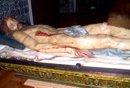 Valladolid - Monasterio de Santa Catalina de Siena - Cristo yacente de Gregorio Fernández