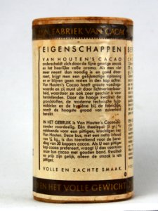 Van Houten kartonnen cacao bus, foto2