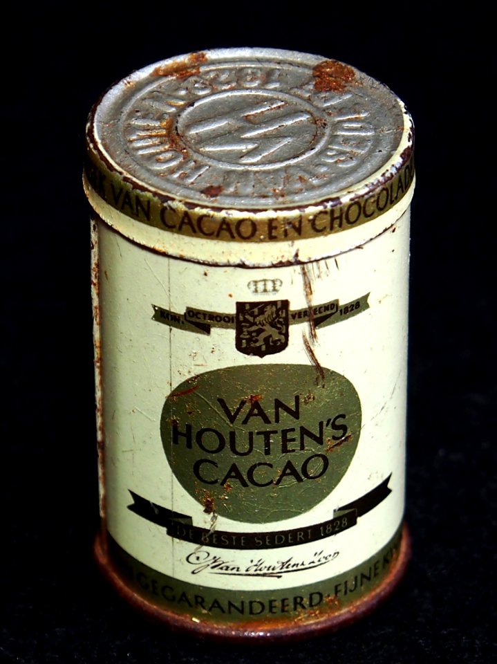 Van Houten cacao proef blikje, foto1