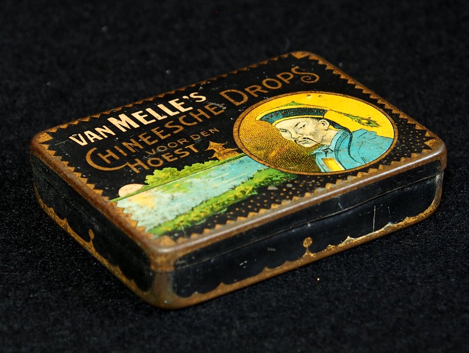 Van Melles Chineesche Drops voor den Hoest blikje, foto1