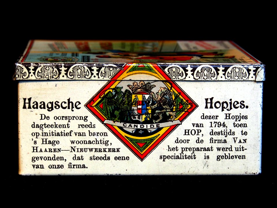 Van Haarem, Nieuwerkerk, Haargsche Hopjes blik, foto5
